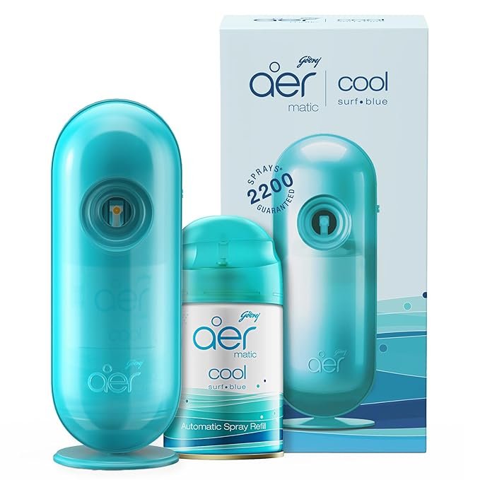 Godrej aer Matic Kit - Automatic Air Freshener spray - (210ml)