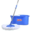 Gala Aqua Spin Mop, Mopping Set (White and Blue)