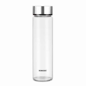 Borosil 550ml Neo Water Bottle Transparent