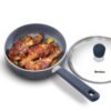 Induction Compatible Ceramic Nonstick Pan with Glass Lid (ICF16G)
