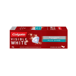 Colgate Toothpaste Visible White Plus Shine, 100g