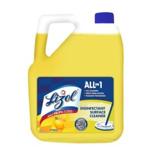 Lizol Disinfectant Surface Cleaner, Citrus - 5 L