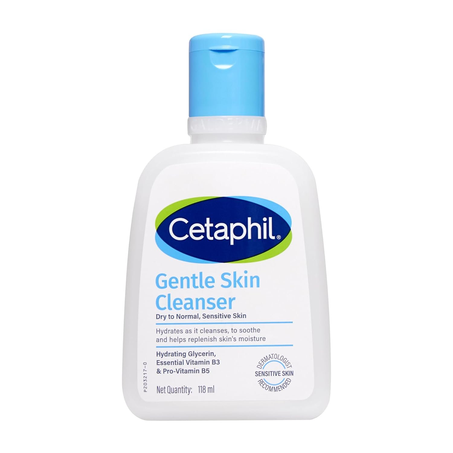 Cetaphil Gentle Skin Hydrating Face Wash 118ml, Paraben Free, Sulphate-Free Gentle Skin Hydrating Cleanser with Niacinamide