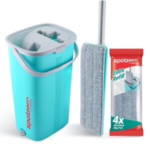 Spotzero By Milton 2-1 Flat Mop I Wash and Dry Chamber